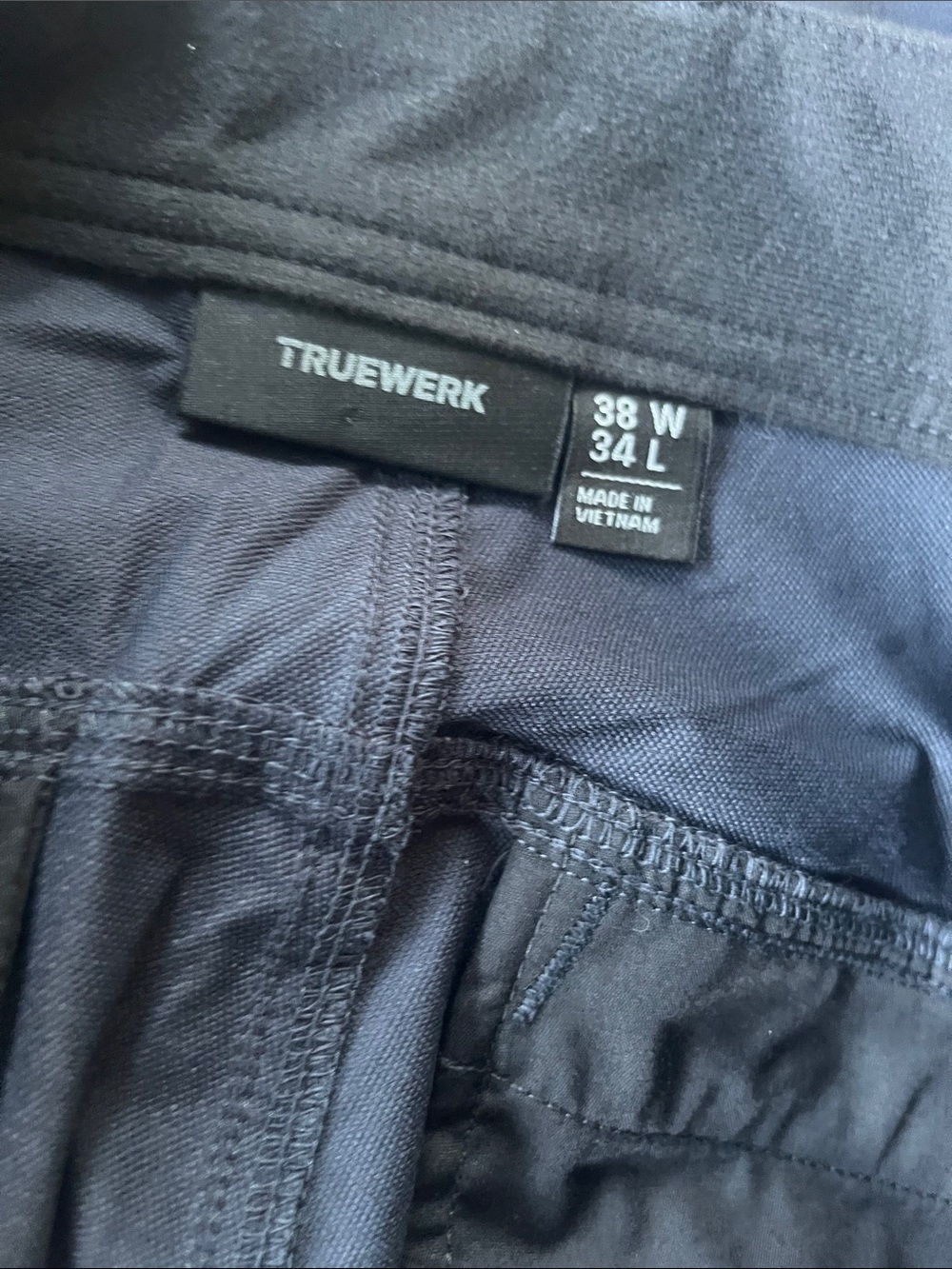 TrueWerk T1 Men's Cargo Pants - Navy Blue - Picture 6 of 7